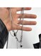 Generic Double-Layer Necklace Men's Trendy Sweater Chain Light Luxury Niche Design Hip-Hop Style