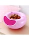 Generic Dry Fruit Snacks Organizer With Mobile Phone Stand Pink 21.2Cm