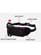 Generic Dual Pocket Sport Waist Bag Large Capacity Fanny Pack For Men Women