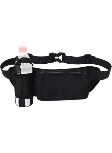 Generic Dual Pocket Sport Waist Bag Large Capacity Fanny Pack For Men Women