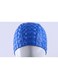Generic Elastic Waterproof Pu Fabric Protect Ears Long Hair Sports Swim Pool Hat Swimming Cap Free Size For Men And Women Solid Color