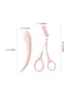 Generic Eyebrow Set Trimming Kit Stainless Steel Scissors And Razor With Comb Professional Brow Grooming Tools For Precise Shaping