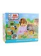 Generic Flake Out Bad Dog Toy Set Brown/Orange