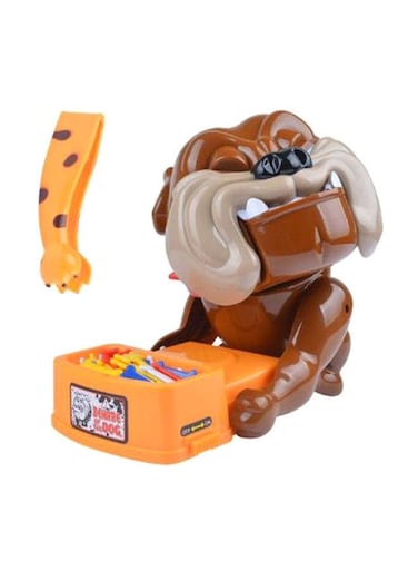 Generic Flake Out Bad Dog Toy Set Brown/Orange