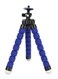 حامل ثلاثي القوائم مرن المفاصل على شكل أخطبوط إسفنجي للكاميرات الرقمية، أزرق/أسود