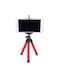 Generic Flexible Mobile Phone Tripod Red/Black