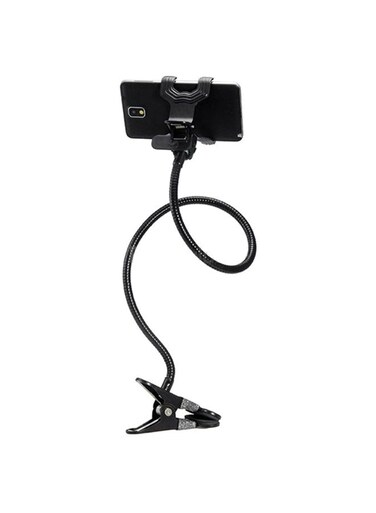 Generic Flexible Phone Mount Holder With Clip Black