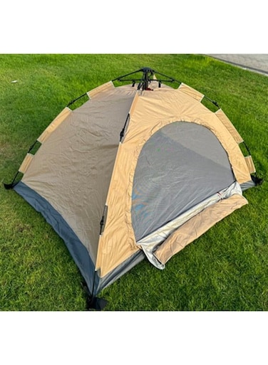 Generic Foldable Outdoor Waterproof Ultralight Travel Portable 1-2 Person Outdoor Dome Camping Tent Travel Pop-Up Automatic Tent Size: 2*1.5*1.35M