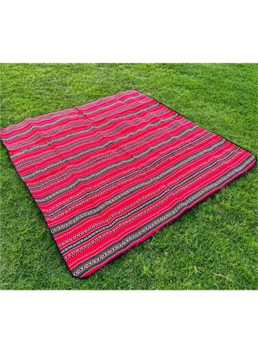 Generic Foldable Picnic Rug Bohemian Picnic Beach Mat Blanket Portable With Carrying Strap Size: 2M*2M