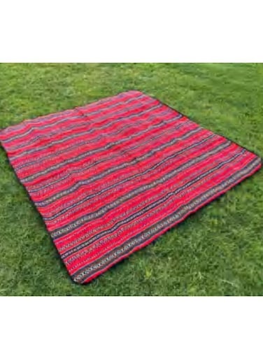 Generic Foldable Picnic Rug Bohemian Picnic Beach Mat Blanket Portable With Carrying Strap Size: 3M*3M
