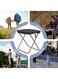 كرسي قابل للطي - كرسي متعدد الوظائف محمول وسهل التخزين في ثانية واحدة للتخييم في الهواء الطلق مع حقيبة بمقبض حمل