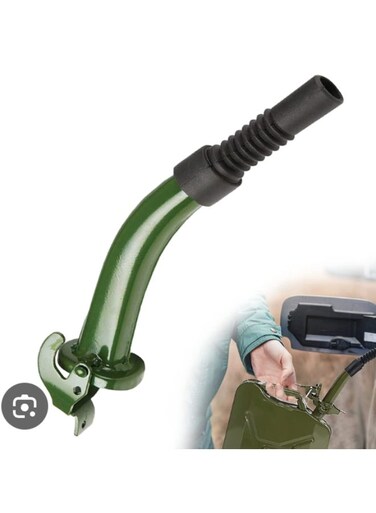 Generic Fuel Canister Outlet Pipe Pourer For Metal Petrol Can Tank Nozzle Metal Nozzle Spout For 5/10/20 L Metal Canister