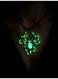 Generic Green Light, Glow In The Dark Spider Necklace For Men Hip Hop Cool Gothic Pendant Unique Fashion Gift With Gift Box Packaging