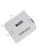 Generic HDMI To VGA Mini Audio Video Converter White
