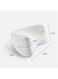 Generic Heart-Shaped Couple Pillow White Contour Memory Foam Cushion Knee Support Pillows Pregnancy Leg Positioner Pillows For Sleeping On Side