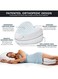 Generic Heart-Shaped Couple Pillow White Contour Memory Foam Cushion Knee Support Pillows Pregnancy Leg Positioner Pillows For Sleeping On Side