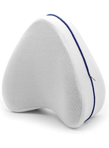 Generic Heart-Shaped Couple Pillow White Contour Memory Foam Cushion Knee Support Pillows Pregnancy Leg Positioner Pillows For Sleeping On Side