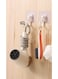 Generic Household Ceiling Hook Rotatable Hook Wardrobe Punch-Free Traceless Strong Adhesive Hook