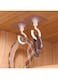 Generic Household Ceiling Hook Rotatable Hook Wardrobe Punch-Free Traceless Strong Adhesive Hook