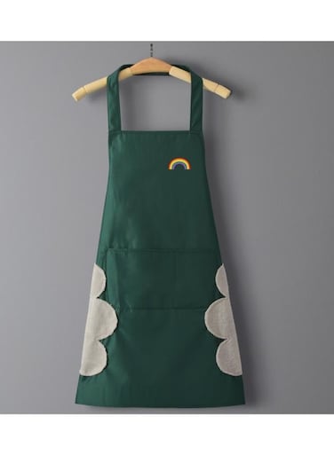Generic Household Cooking Apron Waterproof Apron Adult Bib Chef Baking Apron Kitchen Apron Housework