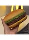 Generic Household Hamburger Shaped Tissue Box Trendy Cartoon Design American Retro Style Living Room Creative Decorative Ornament Fun Decoration