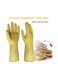 Generic Household Long Sleeve Cleaning Glove Set Yellow XL cm