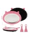 Generic Ice Cream Maker Household Cute Cat-Shape Fried Yogurt Machine Plate With 2 Spatulas Children Homemade Instant Ice Cream Maker Pan