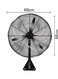 Generic Industrial High Power Wall-Mounted Fan 260W Mesh Cover Self-Locking Grill Fans