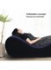 Generic Inflatable Couch Air Sofa Portable: S-Shape Inflatable Bed With Household Inflatable Lounge Chair With Household Air Pump Multi-Function Inflate Deck Chair For Living Room