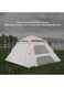 خيمة تخييم فورية عامة مع مظلة قماشية، تتسع لـ 6-8 أشخاص، مقاومة للماء، قابلة للطي، خيمة عائلية منبثقة، سهلة الحمل، مزودة بحقيبة تخزين، المقاس: 300 × 300 سم