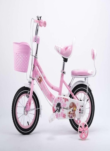 Generic Kids Bike Cycle 16 Inch Girls Bikes With Traning Wheels 2 Seat
