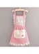 Generic Lace Aprons Korean Style Waterproof Cooking Apron, Cute Cotton Hand Wipe Cross Back Painting Apron For Women