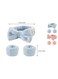 Generic Ladies Face Washing Anti Wet Three Piece Set Coral Fleece Water Absorbent Hair Band Wrist Band Face Washing Skincare Anti Wet Tool