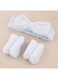 Generic Ladies Face Washing Anti Wet Three Piece Set Coral Fleece Water Absorbent Hair Band Wrist Band Face Washing Skincare Anti Wet Tool