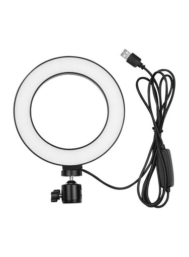 Generic LED Ring Light White/Black/Green
