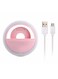Generic LED Ring Selfie Light For Enhancing Photography Pink