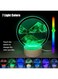 Generic LED Sand Lamp Moving Sand Art Frame RGB USB Hourglass 3D Deep Sea Sandscape In Motion Display Decoration Desk Lamp