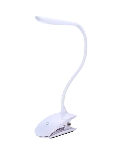 Generic LED Table Lamp With Clip And Touch Switch White