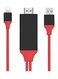 Generic Lightning To HDMI HDTV AV TV Cable Adapter 1080P For Apple iPhone 7/6/6S Plus/5S/iPad Air/iPad Mini Red/Black