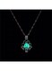 Generic Lotus Glow In The Dark Pendant Necklace For Women Simple Fashion Luminous Jewelry With Gift Box Packaging