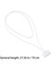 Generic Magnetic Earphone String Cable Anti-Lost Silicone Strap Wire Earphone Holder Connector Neckband