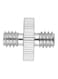 Generic Male To Male Camera Screw Adapter Silver