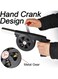Generic Manual Air Blower Or Camping Bbq, Air Blower With Hand Crank For Outdoor Camping Barbecue Fire Bellows Hiking Picnic