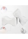 Generic Memory Foam Knee Leg Pillow Cotton White 25X20X20cm