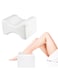 Generic Memory Foam Knee Leg Pillow Cotton White 25X20X20cm