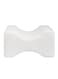 Generic Memory Foam Knee Leg Pillow Cotton White 25X20X20cm