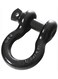 Generic Metal Black Car 3/4 Inch 4.75T Latch Design D-Ring Shackle With Sheath 3/4 Shackle 3/4 D-Ring Shackle