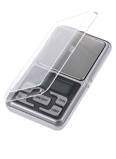 Generic Mini Electronic Digital Pocket Scale Silver/Clear/Grey 12cm