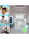 Generic Mini Evaporative Cooler, 600ml Cooler 3 Speeds, USB Personal Conditioner With 7 LED Light, 1-3H Timer AC Cooling Fan For Car Home Office Room
