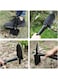 Generic Mini Foldable Military Folding Shovel 7-In-1 Multi-Function Garden Outdoor Tool With Hoe, Compass, Saw, Bottle Opener, Pickaxe For Gardening, Survival, Hiking, Ice Fishing